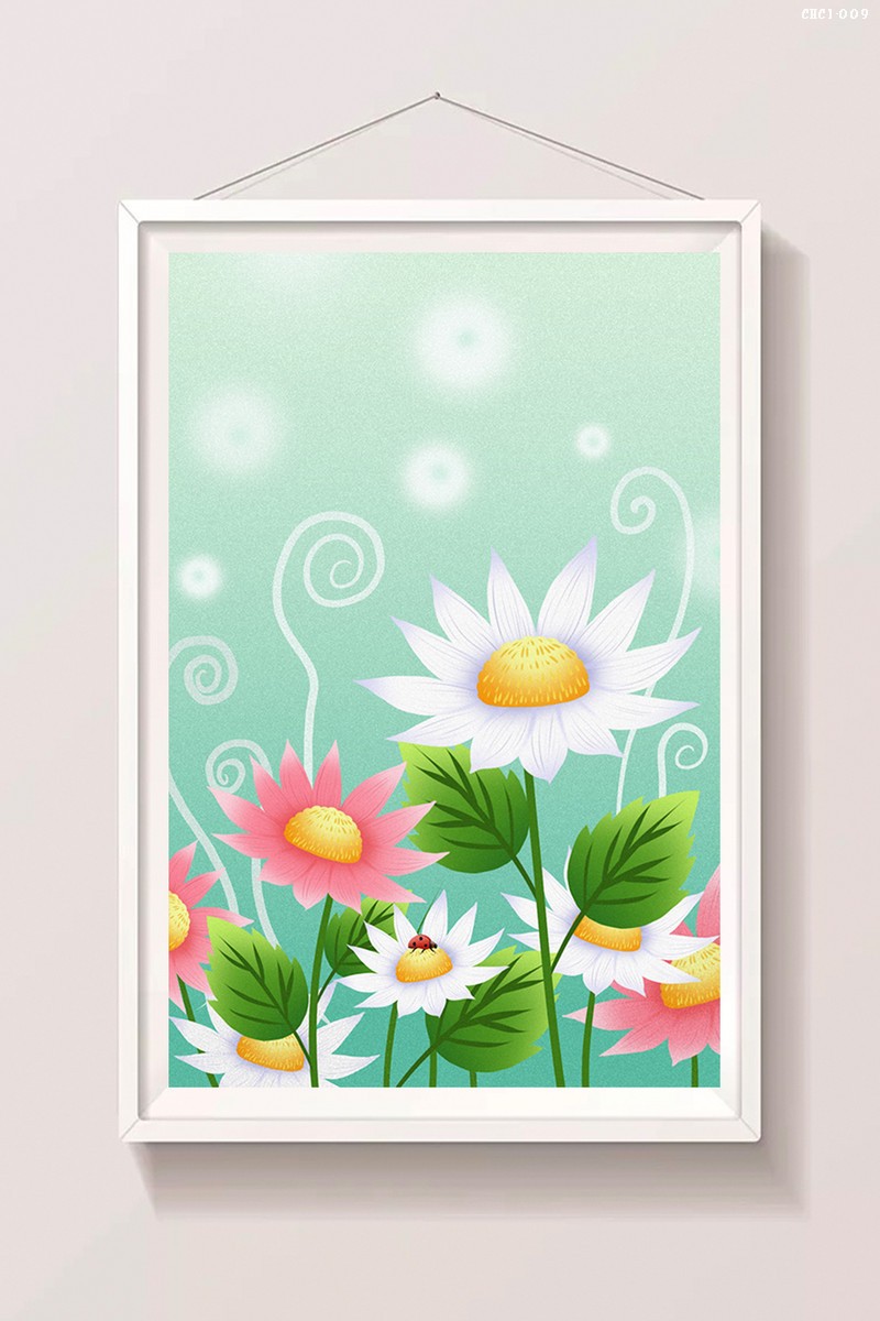 Tranh hoa cúc CHC1-009